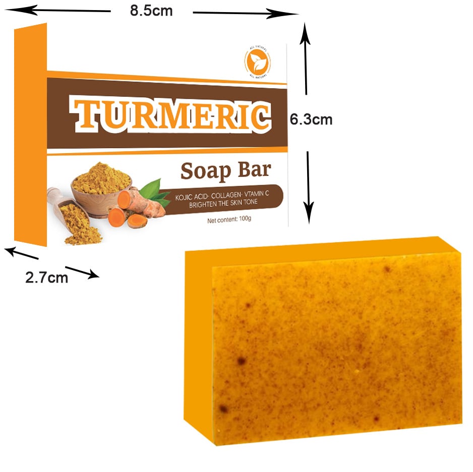 💖 Hot Sales 49% OFF🔥Lemon Turmeric and Kojic Acid Skin Brightening Soap-10