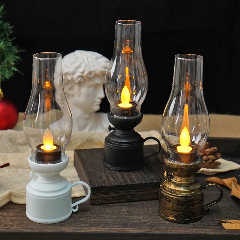 ✨Buy 3 Get 15% OFF 🕯️LED Vintage Kerosene Lamp Electronic Swing Candle🔥-7