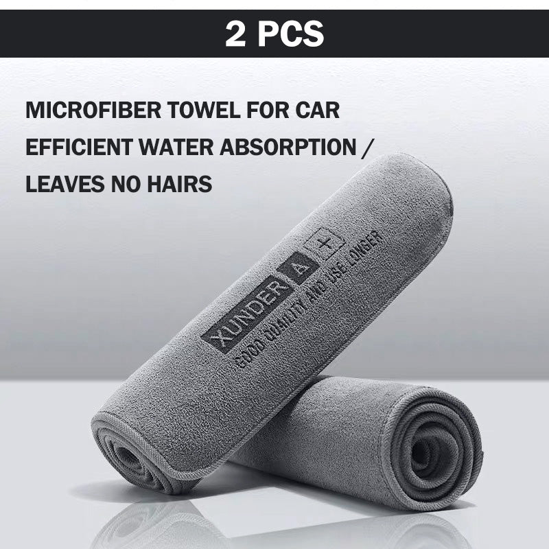 Microfiber Cloth for Car - Effective Water Absorption & Leaves No Trace-8