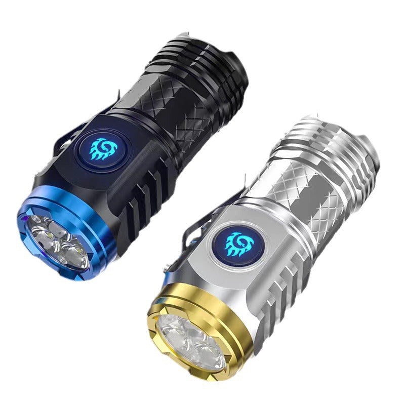 🎁Buy 2 Get 1 Free🔥Three-Eyed Monster Mini Flash Super Power Flashlight-8